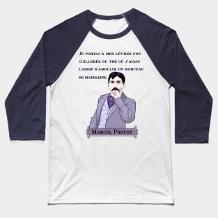 Marcel Proust La Madeleine Baseball T-Shirt